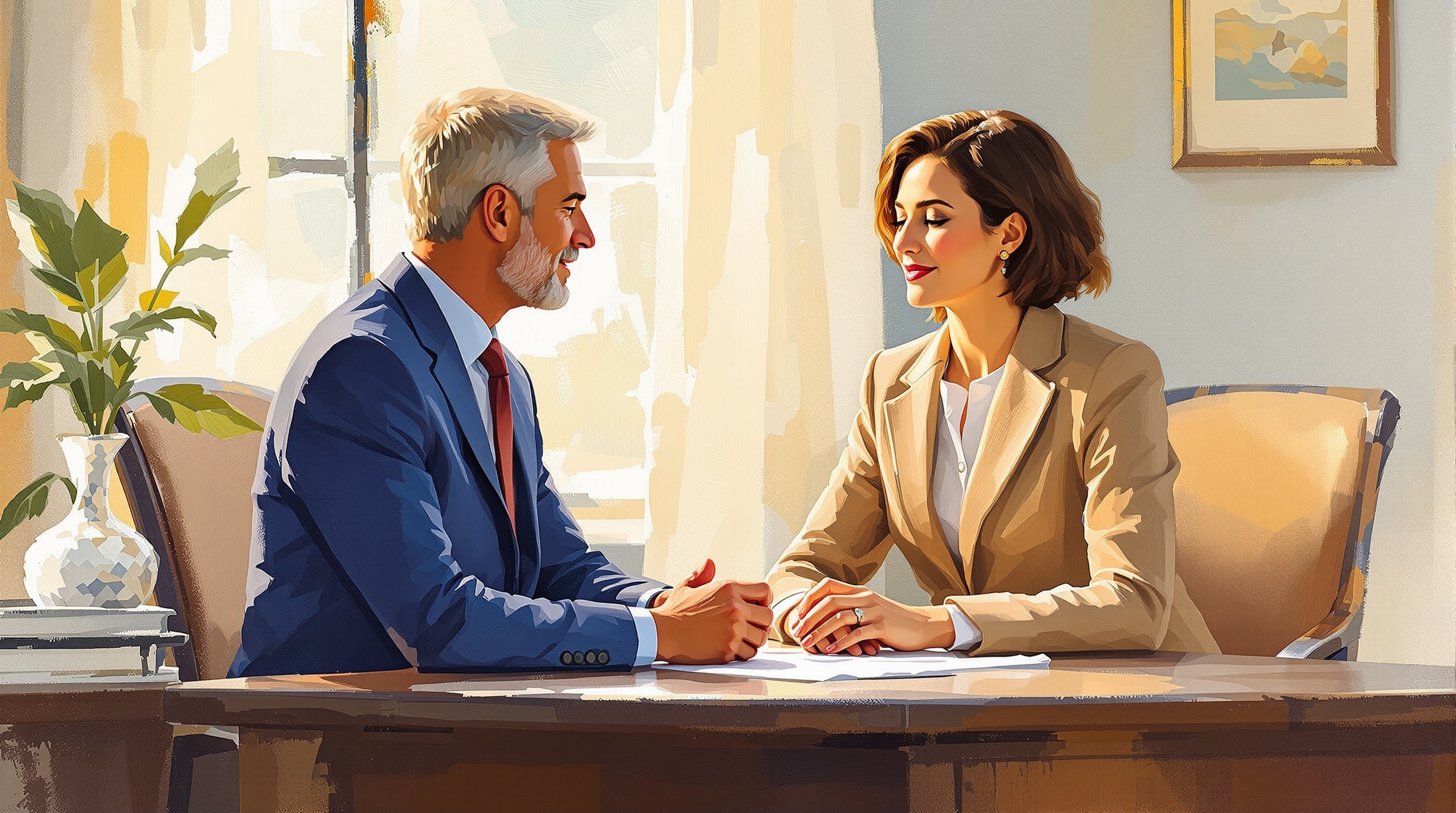 전문 상담 장면