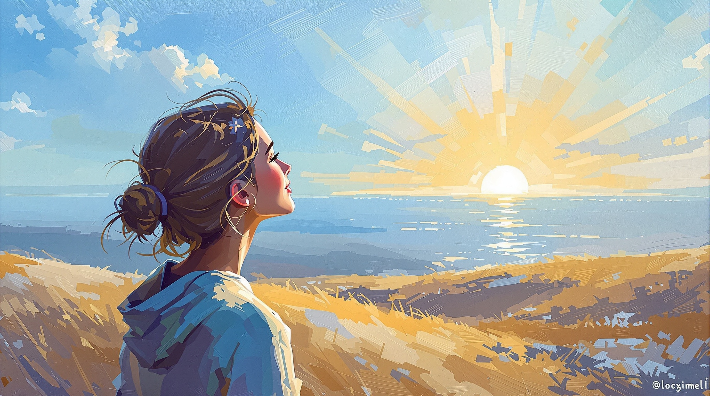 안도된 미래 희망