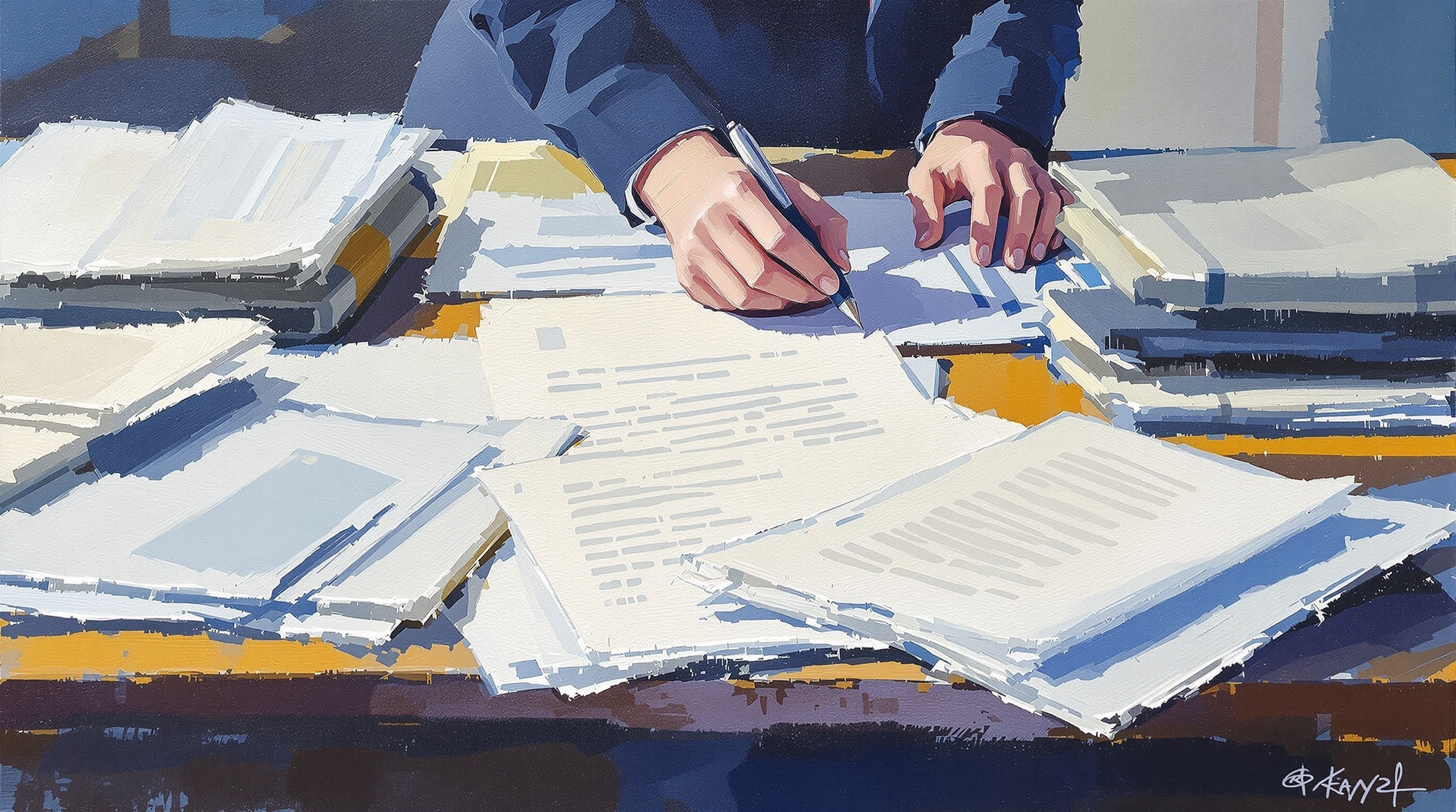 체계적인 서류 준비